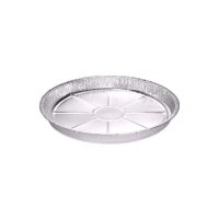 Conteneur rond jetable de 25 x 2,3 cm - 2 unités