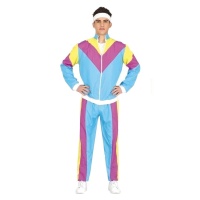 Costume de gymnaste des années 80 pour garçon