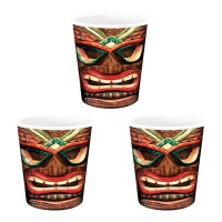 Verres de totem hawaïen pour shots - 3 unités