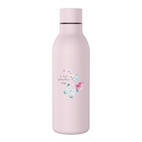 Bouteille de 500 ml avec des papillons roses