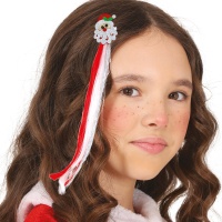 Mèche de cheveux du Père Noël de 30 cm