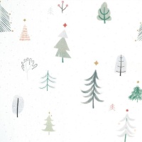 Tissu canvas slim en coton Xmas Tree - Katia