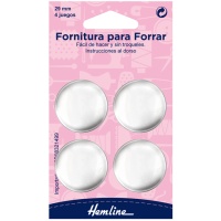 Accessoire pour recouvrir les boutons de 29 mm - Hemline - 4 unités