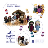 Livre avec motif de crèche de Noël de Happy Cotton - DMC