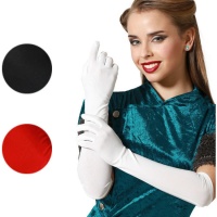 Gants longs de couleur