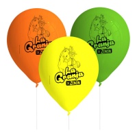 Ballons en latex de La Ferme de Zenon de 27 cm - 8 unités