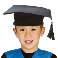 Toque de diplômé pour enfant - 53 cm