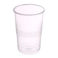 Verres de 1 L en plastique transparent - 25 unités