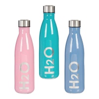 Bouteille de 650 ml H2O assortie - Vivalto - 1 unité