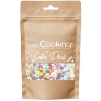 Pépites en forme d'étoiles colorées de 55 g - Scrapcooking