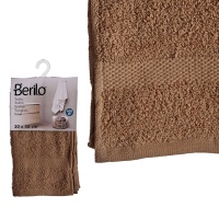 Serviette de 50 x 30 cm unie camel