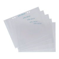 Pochettes en plastique transparent pour albums - Artis Decor - 10 unités