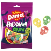 Sachet assorti de bonbons gélifiés avec sucre Halloween - Damel - 150 gr