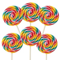 Spiral Summer Colors bonbons sucettes 55 gr - 36 unités