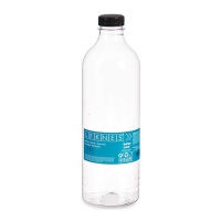 Bouteille de 1,5 L en plastique transparent