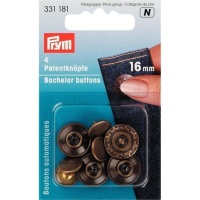 Boutons pour célibataires de 1,6 cm tête pointue Aura - Prym - 4 unités