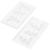 Moule de bonhomme en pain d'épices pour capsules de chocolat 3D de 28 x 15,5 x 2,3 cm - Wilton - 2 pièces