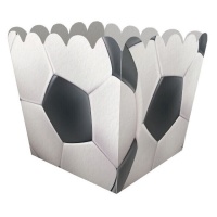 Boîte de football avec motif de ballons - 3 unités