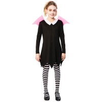 Costume de chauve-souris aux ailes roses pour fille