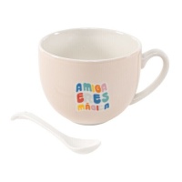 Tasse de 265 ml Amie, vous êtes magique avec cuillère