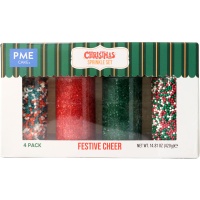 Kit de paillettes colorées de Noël - 420 gr