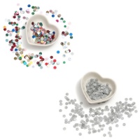 Paillettes rondes de 0,6 cm avec paillettes - 5 gr