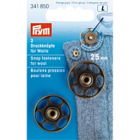 Boutons-pression de 2,5 cm pour laine - Prym - 2 paires