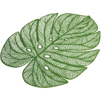 Set de table feuille monstera