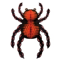 Lanterne en papier Spider de 17 cm - 1 unité