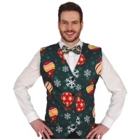 Gilet de Noël avec boules