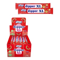 Sucette de caramel mou XL goût pastèque - Dipper XL Vidal - 100 unités