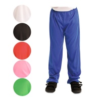 Pantalon long couleur pour enfants - 1 unité