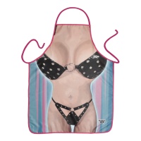 Tablier de femme avec bikini sado