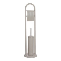 Porte-rouleaux avec balai de toilette Manhattan naturel de 80 cm