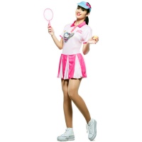 Costume de chat joueuse de tennis Hello Kitty pour femme