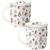 Tasse de 350 ml de Classic Christmas avec filtre pour thé - 1 unité