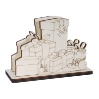 Porte-serviettes de nature morte de cadeaux de 19 x 13 x 6 cm - Artis decor