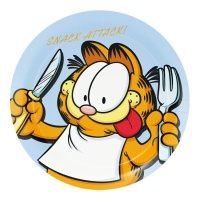 Assiettes Garfield de 23 cm - 8 unités