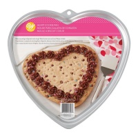 Moule pour biscuits en forme de coeur de 28,75 x 26,25 x 1,9 cm - Wilton