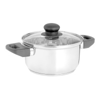 Casserole de 18 cm induction avec couvercle en verre - Kinvara