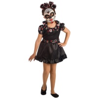 Costume de Catrina noir pour fille