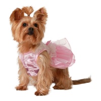 Déguisement de princesse rose pour chien