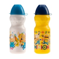 Bouteille de 350 ml avec les Minions et bonbons - 1 unité