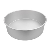 Moule rond en aluminium de 30 x 30 x 7,5 cm - Decora