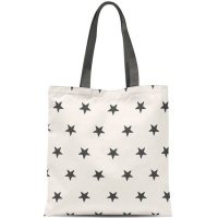 Sac en tissu blanc avec étoiles