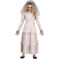 Costume de mariée fantôme triste pour fille