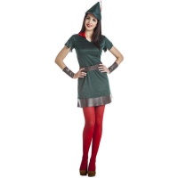 Costume de femme archer des bois Robin