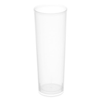 Gobelets en plastique transparent de 300 ml - 10 unités