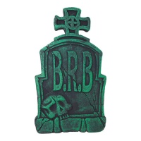 Tombeau de B.R.B. vert de 43 x 22 cm