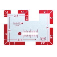 Règle pour mesurer les coutures de 7 x 5 cm - Clover